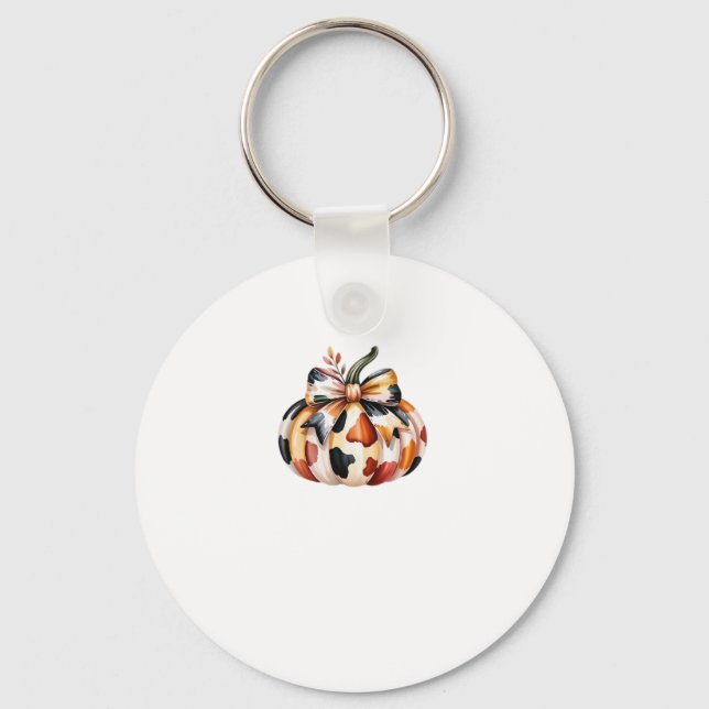 pumpkin Classic T-Shirt Keychain (Front)