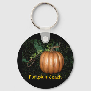 Pumpkin Coach Keychain