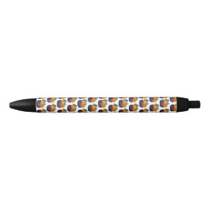 Pumpkin Cupcake Black Ink Pen