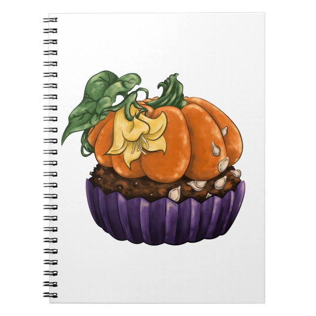 Pumpkin Cupcake Notebook (Front)