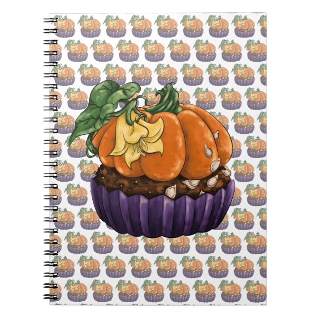 Pumpkin Cupcake Notebook (Front)