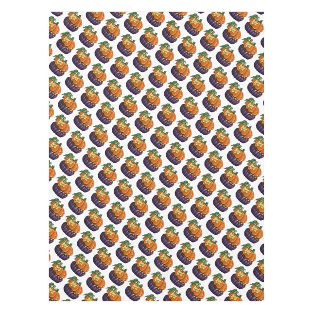 Pumpkin Cupcake Tablecloth (Front)