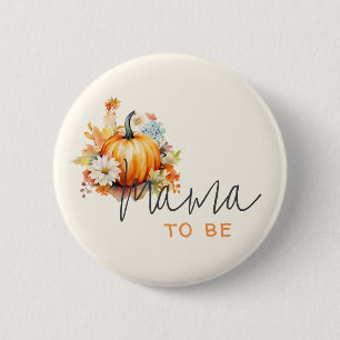 Pumpkin Cutie Pregnancy Announcement 2 Inch Round Button