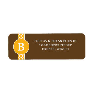 Pumpkin Dainty Dots Custom Monogrammed Family