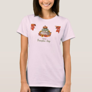 Pumpkin day white T-shirt