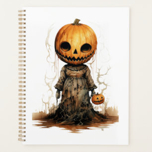 Pumpkin Doll Halloween Sticker Planner