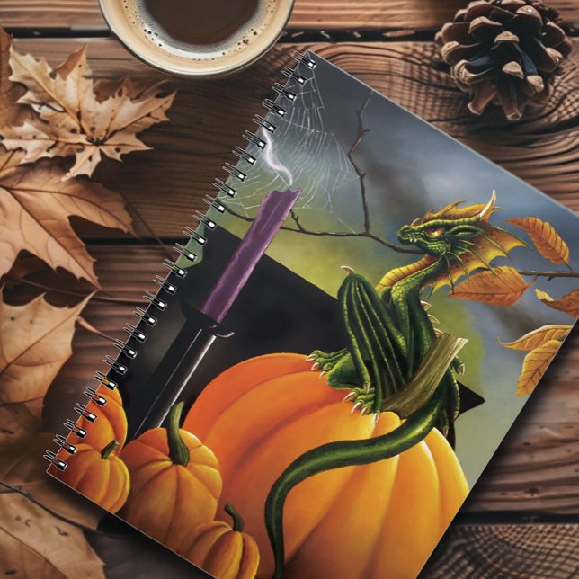 Pumpkin Dragon Cauldron Halloween Notebook (Creator Uploaded)