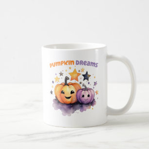 Pumpkin Dreams – Cute Pastel Purple and Orange Coffee Mug