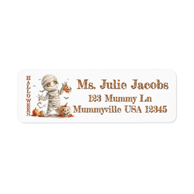 Pumpkin Drip – Mummy with a Sweet Scare (Front)