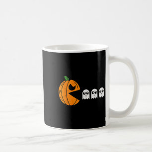 Pumpkin Eating Ghost Gamer Halloween Gaming Boys T Coffee Mug