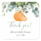 Pumpkin eucalyptus fall foliage favour thank you