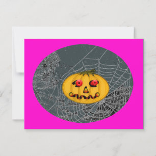 Pumpkin eyed jGibney The Museum Zazzle Postcard