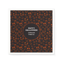 Pumpkin Eyes and Grins in Black Halloween Party