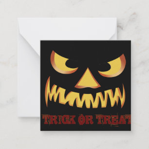 Pumpkin Face 2 Card