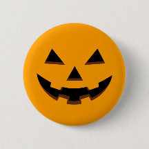 Pumpkin Face / Button Pin