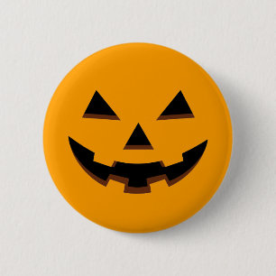 Pumpkin Face / Button Pin