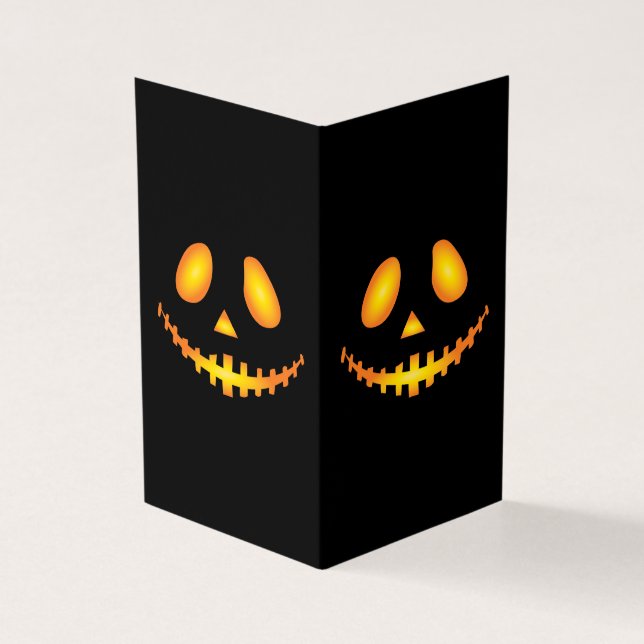 Pumpkin Face Halloween Jack O Lantern Spooky (Outside)
