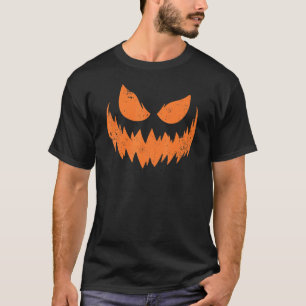 Pumpkin Face  Happy Halloween Costume T-Shirt