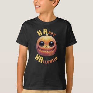 Pumpkin Face   Happy Halloween T-Shirt