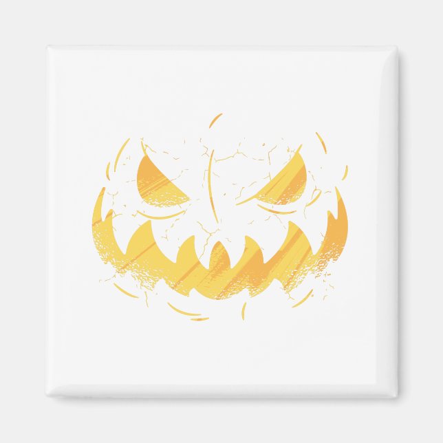 Pumpkin Face Magnet (Front)