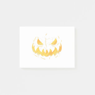 Pumpkin Face Post-it Notes