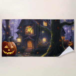 pumpkin/fall/autumn/Halloween  Beach Towel