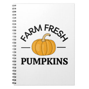 Pumpkin Fall Autumn Notebook