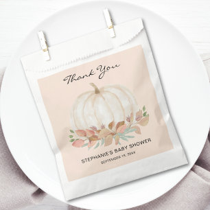 Pumpkin Fall Baby Shower Favour Bag