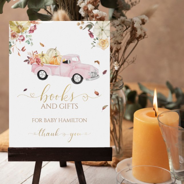 Pumpkin Fall Books for Baby Sign (Creator Uploaded)