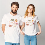 Pumpkin Fall Botanical Mommy to-be Baby Shower T-Shirt<br><div class="desc">Pumpkin Fall Botanical Mommy to-be Baby Shower T-Shirt</div>