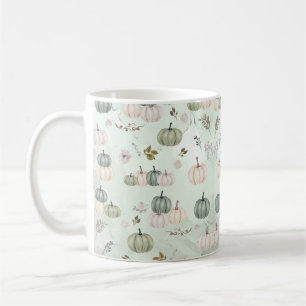 Pumpkin Fall Green Thanksgiving Dinner Coffee Mug