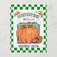 Pumpkin-Fall Harvest-Seed Packet