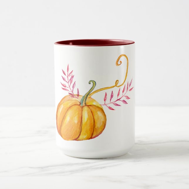 Pumpkin, Fall Lantern  Mug (Center)