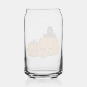 Pumpkin Family Can Glass