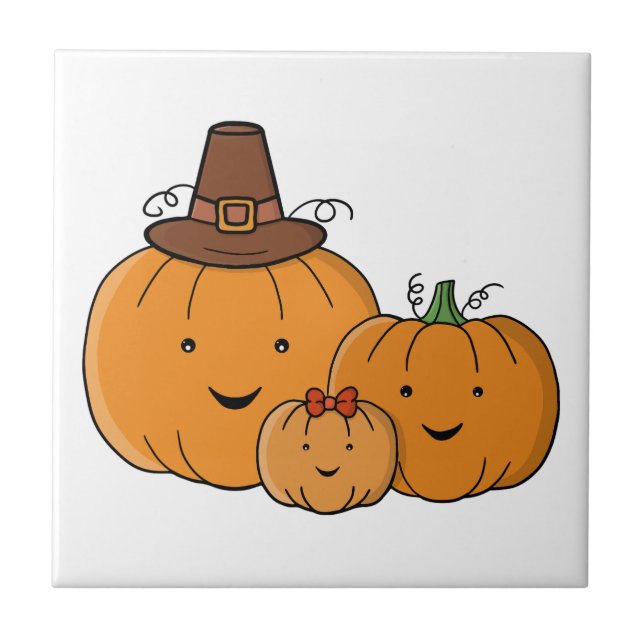 Pumpkin Family Tile (Front)