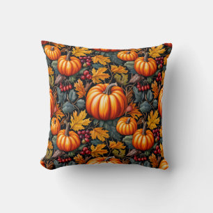 Pumpkin Fancy Throw Pillow