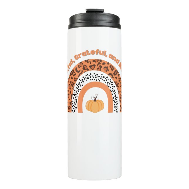 Pumpkin festival thermal tumbler (Front)