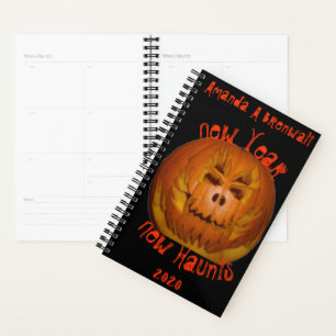 Pumpkin, Flaming Skull Planner
