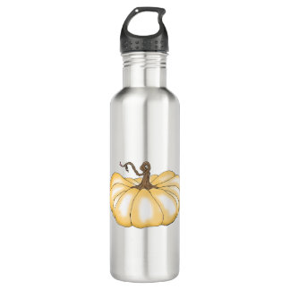 pumpkin flat orange 710 ml water bottle