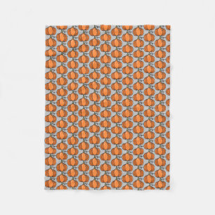 pumpkin fleece blanket
