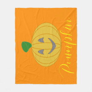 Pumpkin Fleece Blanket