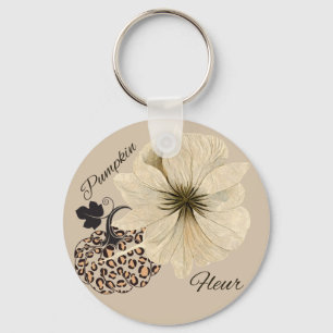 Pumpkin Fleur Keychain