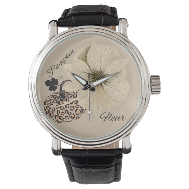 Pumpkin Fleur Watch (Front)