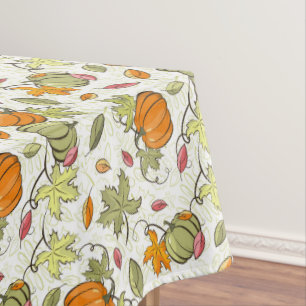 Pumpkin Foliage Tablecloth