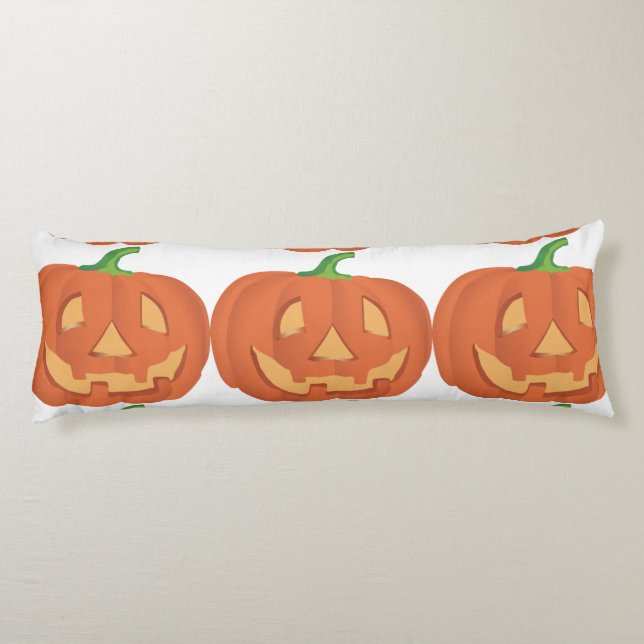 Pumpkin for Halloween 1 Body Pillow (Back)