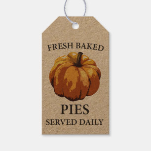Pumpkin Fresh Baked Pies Gift Tag