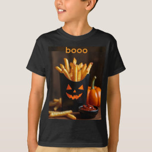 Pumpkin fries with catsup for halloween T-Shirt