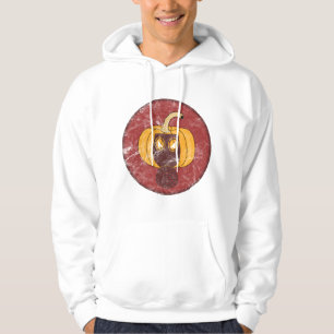 Pumpkin gas mask Halloween design Hoodie
