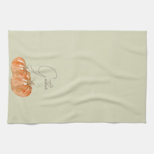 Pumpkin "Gather"  Kitchen Towel