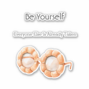 Pumpkin Glasses Be Yourself